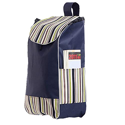 MEVZHH Möbliche Handkarren Korb Einkaufstasche/Einkaufswagen Ersatzbeutel/Einkaufstasche/Trolley Case Reservekapazität 40L Trolley/A/B von MEVZHH
