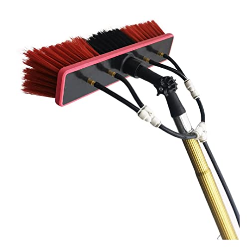 MEVZHH Pinsel, Fensterreiniger Kit, Wasserversorguausziehbarer Ausziehbarer Fensterreinigungsstange Erweiterte Reinigungsbürste Für Die Reiniguvon Photovoltaik-D Solarpanelen (35Cm Pinselkopf), 3.6M / von MEVZHH