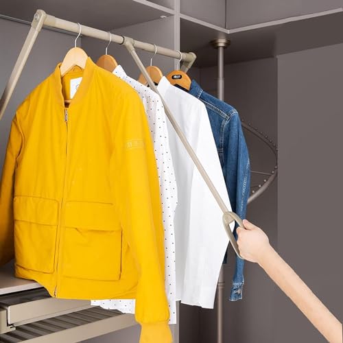 MEVZHH Schrankheben Hanger Trocknungsstand/Drop-Down Schiene, Home Pull-Down Verstellbare Breite Mantel Rack, Schrankstange Kleiderbügel Alumiweiche Reset Platzsparende Kleiderschiene, A-650/Ein/850 MEVZHH Schrankheben Hanger Trocknungsstand/Drop-Down Schiene, Home Pull-Down Verstellbare Breite Mantel Rack, Schrankstange Kleiderbügel Alumiweiche Reset Platzsparende Kleiderschiene, A-650/Ein/850 von MEVZHH