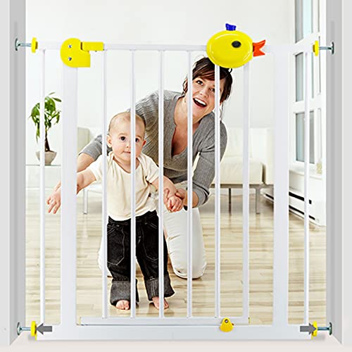 MEVZHH Sicherheit Metalltor Haustier Sicherheit Tor Auto Schließen Haustierschutz Haustier Sicherheit Tor Druck Passen Gehen Sie Durch Tore Für Kinder Kleinkinder Kinder S / 195-204Cm/245-254Cm von MEVZHH