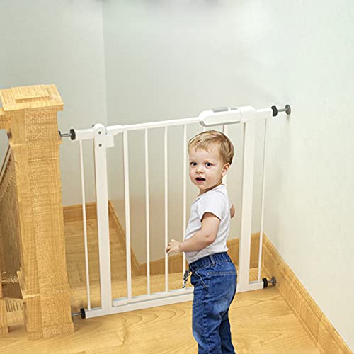 MEVZHH Sicherheits-Tor Für Freistehenden Druck Passen Sicherheit Haustier Tor Auto Schließen Für Das Haus, Tür, Trep/a + 30Cm/A+10Cm von MEVZHH