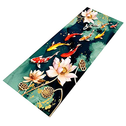 MEVZHH Teppiche, Flur Teppich, Indoor Rutschfester Teppich Dünnen Niedrigen Stapel Edgicuttable, Für Küche Einwaschraum/a / 60X100Cm Verwendet/Ein/80 * 400 cm von MEVZHH