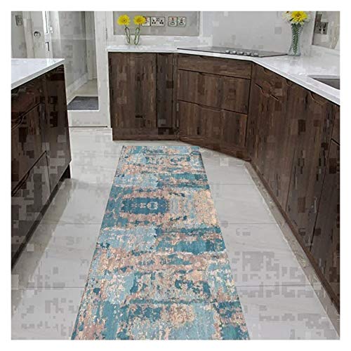 MEVZHH Teppiche, Halle Teppich, Innenbereich Teppiche Rutschfeste Dauerhafte Waschbare Cuttable Für Einküche Wohnzimmer, Stapel 0.6Cm / a / 100X100Cm/Ein/140 * 100 cm von MEVZHH