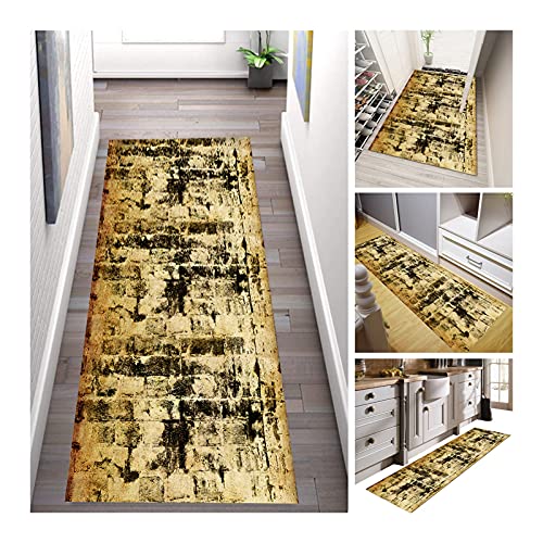 MEVZHH Teppiche, Halle Teppich, Lange Rutschschutz Bereich Teppiche Hand Gewebt Nicht-Shfor Küche Schlafzimmer Einwaschraum/a / 120X200Cm/Ein/60 * 300 cm von MEVZHH