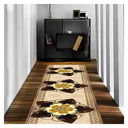MEVZHH Teppiche, Runner Teppich Halle Teppich, Moderne Bereich Teppiche Mit Rutschfesten Gummi Backing, Nicht-Shfor Einwohnzimmer Esszimmer Kinderzimmer Pads/a / 60X200Cm/Ein/90 * 200 cm von MEVZHH