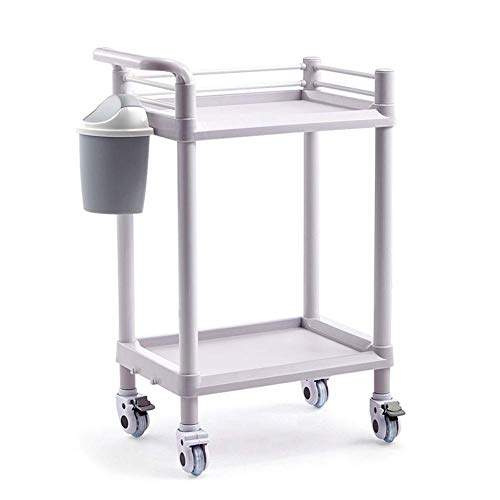 MEVZHH Trolley, Beweglicher Handwagen Speicherwagen, Küchenwagen Beauty-Salon-Speicherwagen Mit Schmutzsammelbucket,Iverselle Räder MEVZHH Trolley, Beweglicher Handwagen Speicherwagen, Küchenwagen Beauty-Salon-Speicherwagen Mit Schmutzsammelbucket,Iverselle Räder von MEVZHH