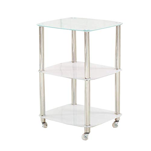 MEVZHH Trolleys, Bewegliche Hand Trucks Haushalt Servierwagen Edelstaaufbewahrungswagen, Trolley Mit 4 Rollrädern Für Beauty Salon Spa, Ausrüstuinstrument Werkzeug Regal/B / 2 Ebenen/B/3 Ebenen von MEVZHH