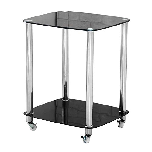 MEVZHH Trolleys, Bewegliche Hand Trucks Haushalt Servierwagen Edelstaaufbewahrungswagen, Trolley Mit 4 Rollrädern Für Beauty Salon Spa, Ausrüstuinstrument Werkzeug Regal/B / 2 Ebenen/D/2 Ebenen von MEVZHH