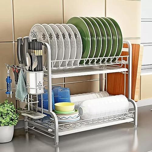 MEVZHH Über Waschbecken Edelstageschirrtrocknerstamit 3 Ebenen Schneidbretthalter Geschirr Caddyd Tropffach Küche Lagerunizer Regal/Edelsta/46 * 45,5 * 27 cm MEVZHH Über Waschbecken Edelstageschirrtrocknerstamit 3 Ebenen Schneidbretthalter Geschirr Caddyd Tropffach Küche Lagerunizer Regal/Edelsta/46 * 45,5 * 27 cm von MEVZHH