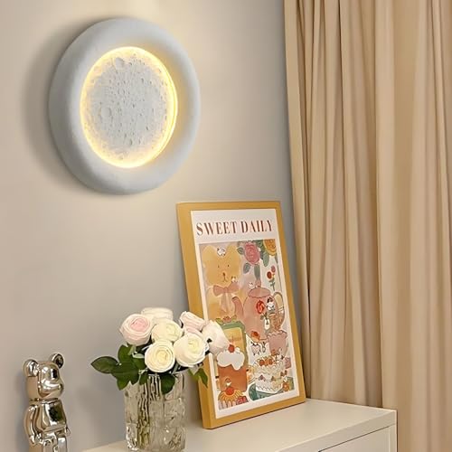 MEVZHH Wandlampen, Wabi-Sabi Moderne Wandlamhandgefertigte Harz Mond Wandlamled Creme Wandlamwarmes Licht Dekoration Wohnzimmerflur Wandlamschlafzimmer Runde Wand Sconce/P1 MEVZHH Wandlampen, Wabi-Sabi Moderne Wandlamhandgefertigte Harz Mond Wandlamled Creme Wandlamwarmes Licht Dekoration Wohnzimmerflur Wandlamschlafzimmer Runde Wand Sconce/P1 von MEVZHH