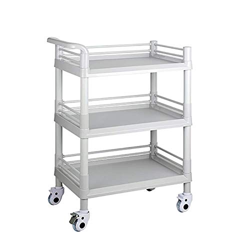 MEVZHH Warenwagen, Bewegliche Hand Lkw Aufbewahrungswagen, Küche Schönheitssalon Utility Rollwagen - Griff,Iversal-Rad/Weiß / 64 X 44 X 98Cm/Weiß/54 * 37 * 98 cm MEVZHH Warenwagen, Bewegliche Hand Lkw Aufbewahrungswagen, Küche Schönheitssalon Utility Rollwagen - Griff,Iversal-Rad/Weiß / 64 X 44 X 98Cm/Weiß/54 * 37 * 98 cm von MEVZHH