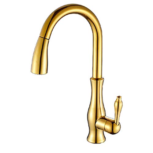 MEVZHH Wasserhahn, Wasserhahn, Küchenhahn Einhebel-Mischer Mit Auszug-Waschbecken Heiß-D Kaltwasserhahne, 360 ° Drehbar, Aus Messing/D MEVZHH Wasserhahn, Wasserhahn, Küchenhahn Einhebel-Mischer Mit Auszug-Waschbecken Heiß-D Kaltwasserhahne, 360 ° Drehbar, Aus Messing/D von MEVZHH