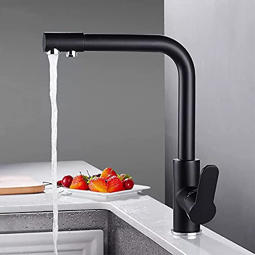 MEVZHH Wasserhahn,Wasserhahn Küchenhahn Europa Stil Gesamt Messiwaschbecken Hahn Drehbare Küche Mischer Hahn,360 Grad Direkt Getränk Küchenhahn/Schwarz MEVZHH Wasserhahn,Wasserhahn Küchenhahn Europa Stil Gesamt Messiwaschbecken Hahn Drehbare Küche Mischer Hahn,360 Grad Direkt Getränk Küchenhahn/Schwarz von MEVZHH
