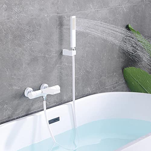 MEVZHH Wasserhahne, Badefüller Wasserfall Mischer Hahn Badezimmer Doppelfunktiontatische Dusche Mischer Hahn Wasserfall Handheld Duschkopf/Weiß MEVZHH Wasserhahne, Badefüller Wasserfall Mischer Hahn Badezimmer Doppelfunktiontatische Dusche Mischer Hahn Wasserfall Handheld Duschkopf/Weiß von MEVZHH