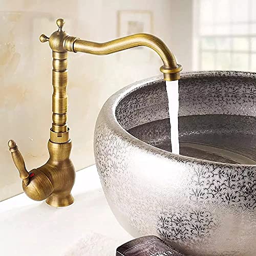 MEVZHH Wasserhahne, Wasserhahn Waschbeckenhahne Zeitgenössische Antike Messiwaschbeckenhahn Eingriff Hohe Antike Küchenhahn MEVZHH Wasserhahne, Wasserhahn Waschbeckenhahne Zeitgenössische Antike Messiwaschbeckenhahn Eingriff Hohe Antike Küchenhahn von MEVZHH