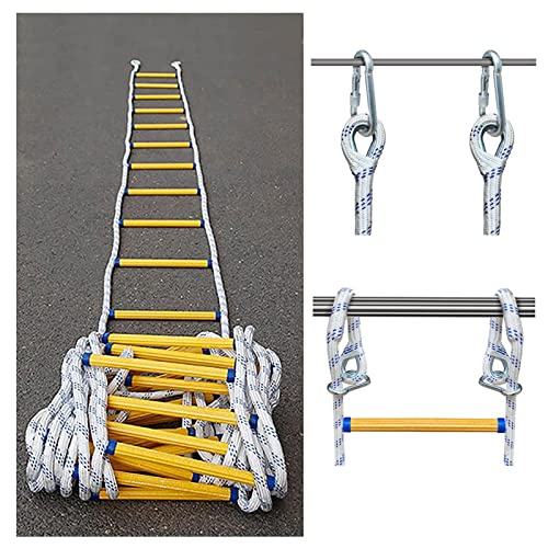 MEVZHH Weiche Leiter Flucht Leiter,Seil Leitern Feuer Flucht Leiter,Sicherheit Seil Leiter,Notfallleiter / 20M / 65Ft / 15M / 49Ft/10M / 32Ft MEVZHH Weiche Leiter Flucht Leiter,Seil Leitern Feuer Flucht Leiter,Sicherheit Seil Leiter,Notfallleiter / 20M / 65Ft / 15M / 49Ft/10M / 32Ft von MEVZHH