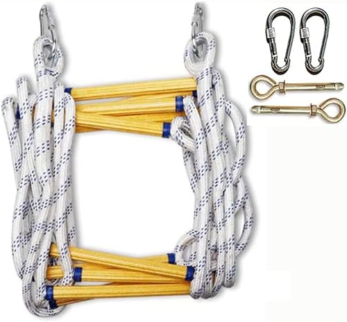 MEVZHH Weiche Leiter Seil Leiter, Feuerflucht Leitern, Selbstretter Rettungsleiter Rock Climescaleiter/Color / 10M / 33Ft / Farbe /3 M / 10Ft/Farbe/15M/49Fuß MEVZHH Weiche Leiter Seil Leiter, Feuerflucht Leitern, Selbstretter Rettungsleiter Rock Climescaleiter/Color / 10M / 33Ft / Farbe /3 M / 10Ft/Farbe/15M/49Fuß von MEVZHH