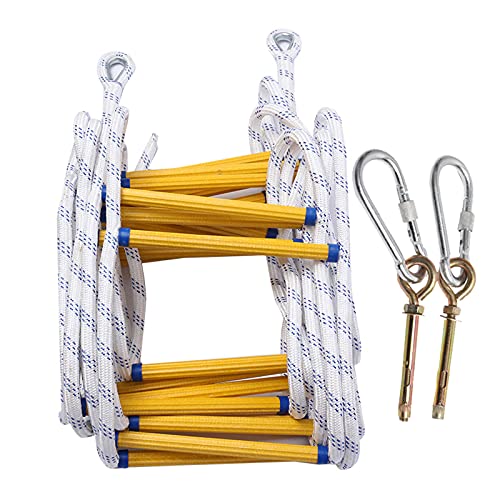 MEVZHH Weiche Leiter Seil Leiter, Flucht Leitern, Notleitungen, Feuerleitern, Feuerentflucht Leiter Rutschfeste Seil Leiter Mit Haken Feuerrettufels Climfire Katastrophe Flucht Leiter, 6M / 19.68Ft / MEVZHH Weiche Leiter Seil Leiter, Flucht Leitern, Notleitungen, Feuerleitern, Feuerentflucht Leiter Rutschfeste Seil Leiter Mit Haken Feuerrettufels Climfire Katastrophe Flucht Leiter, 6M / 19.68Ft / von MEVZHH
