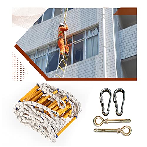 MEVZHH Weiche Leiter Seil Leiter, Sicherheit Seil Leiter, Flucht Leitern, Feuer Flucht Seil Leiter - Flammenbeständige Notfall Feuer Sicherheit Evakuieruleiter, 2-3 Story Feuer Rettuleiter, 20M / 65.6 MEVZHH Weiche Leiter Seil Leiter, Sicherheit Seil Leiter, Flucht Leitern, Feuer Flucht Seil Leiter - Flammenbeständige Notfall Feuer Sicherheit Evakuieruleiter, 2-3 Story Feuer Rettuleiter, 20M / 65.6 von MEVZHH