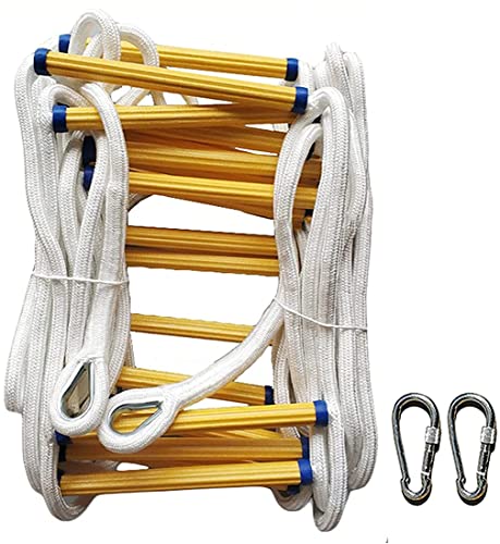 MEVZHH Weiche Leiter Seil Leiter Feuerleiter, Feuerdichte Flucht Leiter Rettungsleiter, Mehrzweck-Leiter Notleiter / 40M / 10M (32.8Ft)/8 M (26,2 Fuß) von MEVZHH