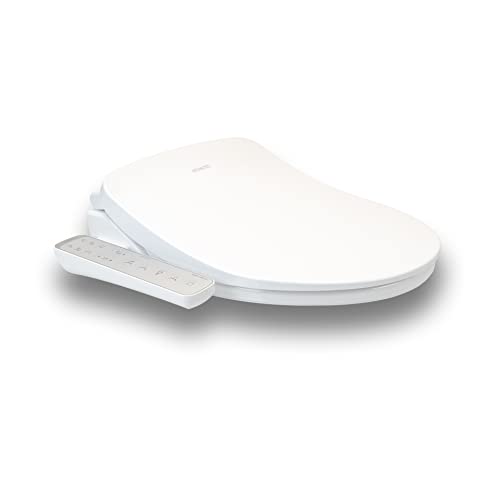 MEWATEC Dusch WC Aufsatz D300 2.0 mit Anschluss-Set - Bidet Toilettensitz - Dusch WC - Bidet - Podusche - WC Dusche - deutsches Produkt von MEWATEC