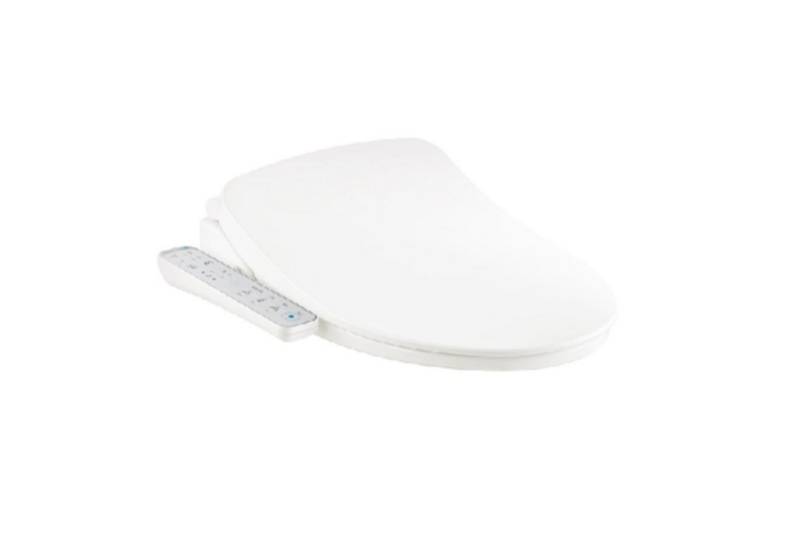 MEWATEC Dusch-WC-Sitz D300 2.0, - Dusch-WC im flachen Design mit Warmluftföhn von MEWATEC