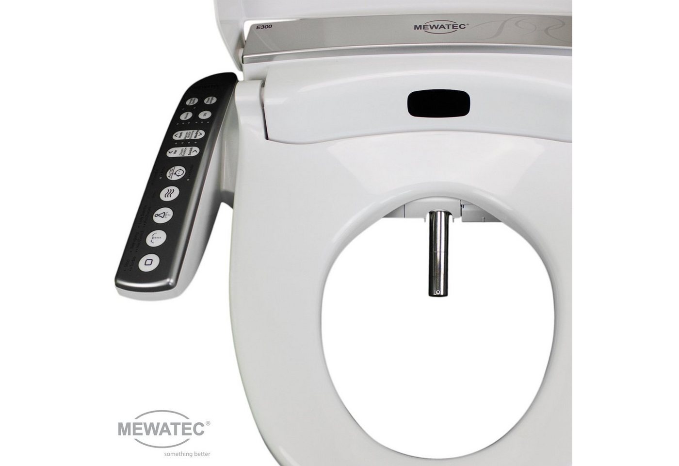 MEWATEC Dusch-WC-Sitz MEWATEC Dusch-WC Aufsatz E300, - Das Dusch-WC mit dem höchtsen Wasserdruck von MEWATEC