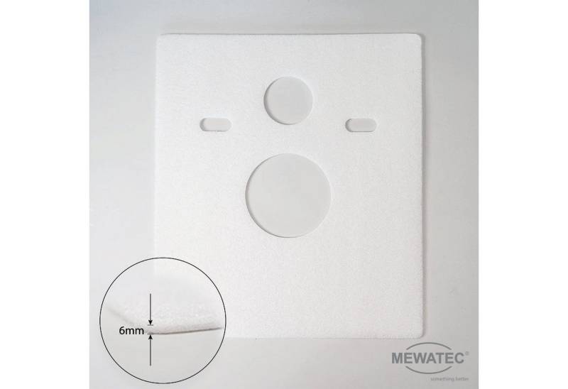 MEWATEC WC-Druckspüler Schallschutzmatte für Toiletten MEWATEC WC-Druckspüler Schallschutzmatte für Toiletten von MEWATEC