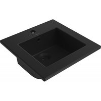 Mexen - Atena Unterputz-Waschtisch 41 x 41 cm, schwarz matt - 25014170 von MEXEN