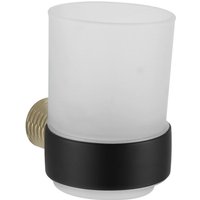 Base Zahnputzbecher, Schwarz/Gold - 7088238-57 - Mexen Base Zahnputzbecher, Schwarz/Gold - 7088238-57 - Mexen von MEXEN
