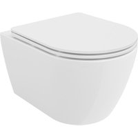 Carmen WC-Schüssel Rimless Tornado mit Slim-Absenkautomatik-Sitz, Duroplast, Wei√ü gl√§nzend - 30880300T - Mexen Carmen WC-Schüssel Rimless Tornado mit Slim-Absenkautomatik-Sitz, Duroplast, Wei√ü gl√§nzend - 30880300T - Mexen von MEXEN