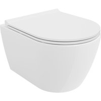 Carmen WC-Schüssel Rimless Tornado mit Soft-Close-Slim-Sitz, Duroplast, wei√ü gl√§nzend - 30880500T - Mexen Carmen WC-Schüssel Rimless Tornado mit Soft-Close-Slim-Sitz, Duroplast, wei√ü gl√§nzend - 30880500T - Mexen von MEXEN