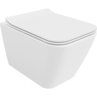 Cube WC-Schüssel Randlos mit slim Sitz und Absenk-Automatik, duroplast, Wei√ü - 30924000 - Mexen Cube WC-Schüssel Randlos mit slim Sitz und Absenk-Automatik, duroplast, Wei√ü - 30924000 - Mexen von MEXEN