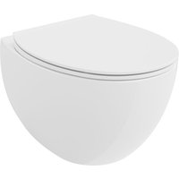 Egg WC-Schüssel Rimless mit Soft-Close Slim Sitz, Duroplast, wei√ü gl√§nzend - 30245000 - Mexen Egg WC-Schüssel Rimless mit Soft-Close Slim Sitz, Duroplast, wei√ü gl√§nzend - 30245000 - Mexen von MEXEN