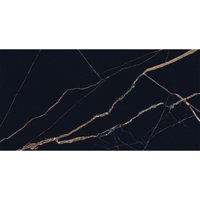 Fossil Black, glasiertes, rektifiziertes Feinsteinzeug G1, Boden- und Wandfliese 120 x 60 cm, Hochglanz - TL213-120-060-00 - Mexen von MEXEN
