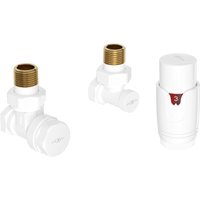 G00 Thermostat-Set, Winkel, weiß - W901-900-20 - Mexen von MEXEN