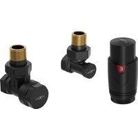 G00 Thermostat-Set, Winkelform, schwarz - W901-900-70 - Mexen G00 Thermostat-Set, Winkelform, schwarz - W901-900-70 - Mexen von MEXEN