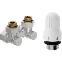 G04 thermostatische Zweirohr-DN50-Set, winkel 1/2'x16 mm, Nickel - W911-016-948-01 - Mexen G04 thermostatische Zweirohr-DN50-Set, winkel 1/2'x16 mm, Nickel - W911-016-948-01 - Mexen von MEXEN