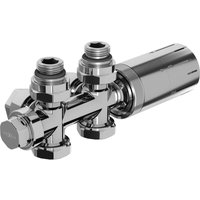 G05 Thermostat-Set, winkel / gerade, Duplex, DN50, chrom - W908-958-01 - Mexen G05 Thermostat-Set, winkel / gerade, Duplex, DN50, chrom - W908-958-01 - Mexen von MEXEN