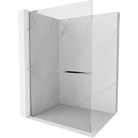 Kioto+ l Duschabtrennung mit Regal Walk-in 80 x 200 cm, transparent, chrom - 800-080-123-01-00 - Mexen Kioto+ l Duschabtrennung mit Regal Walk-in 80 x 200 cm, transparent, chrom - 800-080-123-01-00 - Mexen von MEXEN