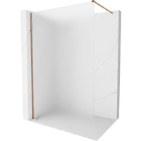 Kioto-X Duschwand Walk-in 70 x 200 cm, Glas satiniert 10 mm, Roségold - 800-070-101-60-30-X - Mexen Kioto-X Duschwand Walk-in 70 x 200 cm, Glas satiniert 10 mm, Roségold - 800-070-101-60-30-X - Mexen von MEXEN