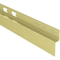 Line-B Seitenwand-Ablaufrinne 180 cm links, gebürstet gold - 185502180L - Mexen von MEXEN