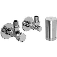 Mexen G05 Thermostat-Set, Winkel mit Blende R, Chrom - W901-958-904-01 von MEXEN