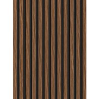 Mexen Lam-F Wandlamellen Akustik 275 x 30 cm, Filz 8 mm, technisches Furnier, Rubin Mahagoni - S105-275307-3015-013 von MEXEN