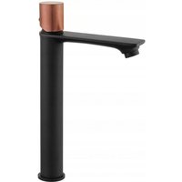 Royo One hohe Waschtischarmatur, Schwarz/Rosa Gold - 72211-76 - Mexen Royo One hohe Waschtischarmatur, Schwarz/Rosa Gold - 72211-76 - Mexen von MEXEN