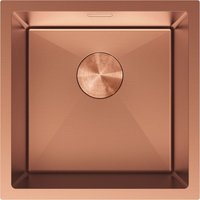 Mexen Trixo Edelstahlspüle 1-Becken 440 x 440 mm, Kupfer - 6413441000-65 von MEXEN
