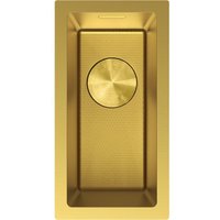 Mexen Trixo Edelstahlspüle 1-beckig 230 x 440 mm, gold HC - 6411221000-55HC Mexen Trixo Edelstahlspüle 1-beckig 230 x 440 mm, gold HC - 6411221000-55HC von MEXEN
