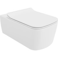 Mexen York WC-Schüssel Rimless mit Slim-Absenkautomatik-Sitz, Duroplast, Weiß Glanz - 30114000 Mexen York WC-Schüssel Rimless mit Slim-Absenkautomatik-Sitz, Duroplast, Weiß Glanz - 30114000 von MEXEN