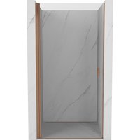 Mist-B Duschpende Tür 95 cm, transparent, gebürstetes Kupfer - 8A2-095-000-65-00 - Mexen Mist-B Duschpende Tür 95 cm, transparent, gebürstetes Kupfer - 8A2-095-000-65-00 - Mexen von MEXEN