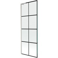 Next l Badewannen-Wandschirm 1-flügelig 70 x 150 cm, schwarzes Muster, gebürstetes Nickel - 895-070-000-03-77-97 - Mexen Next l Badewannen-Wandschirm 1-flügelig 70 x 150 cm, schwarzes Muster, gebürstetes Nickel - 895-070-000-03-77-97 - Mexen von MEXEN